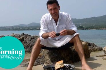 Gino Cooks Mussels and Clams on Italian Beach | This Morning