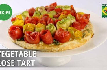 Vegetable Rose Tart Recipe | Dawat | Abida Baloch | Italian Food