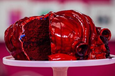 HUMAN HEART Made Of Red Velvet Cake! Crazy Valentine's Day Baking | How To Cake It Step By Step