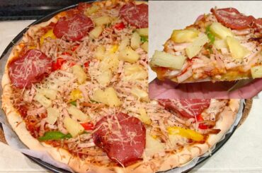 Pizza | The best homemade pizza | Pizza recipe step by step.
