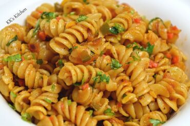 Indian Style Pasta Recipe | Spicy Masala Pasta | Quick & Easy Masala Pasta |Veg Pasta Recipe