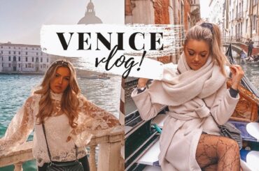VENICE VLOG!!! COME WITH ME TO ITALY! SHOPPING IN LOUIS VUITTON & GONDOLA RIDES??!!!