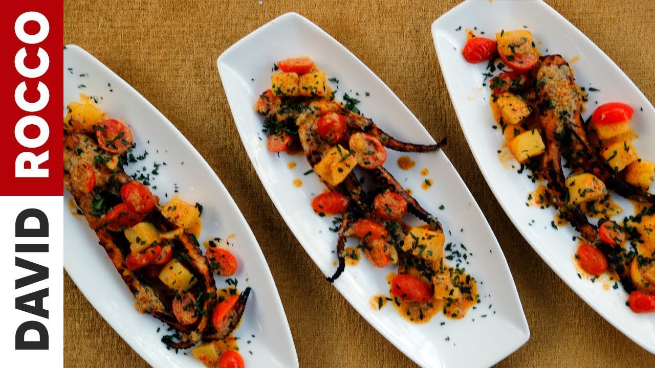 HOW TO MAKE: Charred Octopus | David Rocco's Recipes HOW TO MAKE: Charred Octopus | David Rocco's Recipes