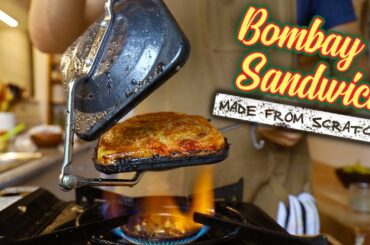 I tried recreating the popular Indian street sandwich at home बॉम्बे सैंडविच बनाने की विधि