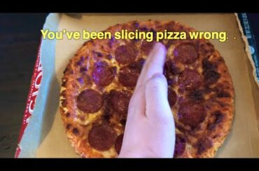 How to slice a pizza