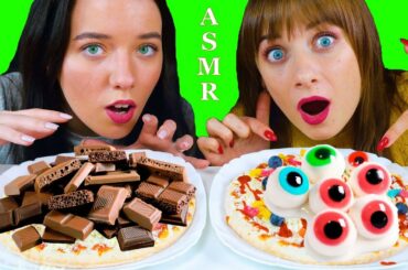 ASMR PIZZA CHALLENGE (No Talking) COOKING & EATING SOUNDS
