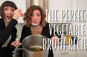 The Most Delicious Vegetable Broth Recipe - Foodie Sisters in Italy