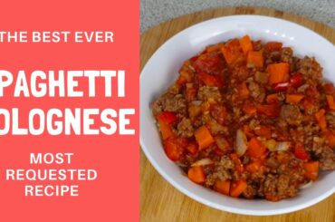 Bolognese sauce tasty mince meat recipe delicious Italian easy to make beef, lamb, pork