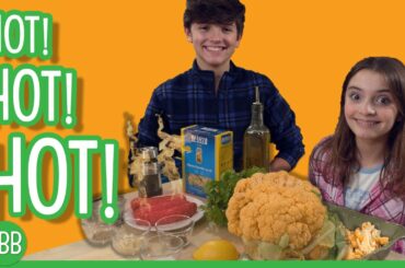 Kids Cooking Show - ORANGE CAULIFLOWER AND HOT ITALIAN SAUSAGE