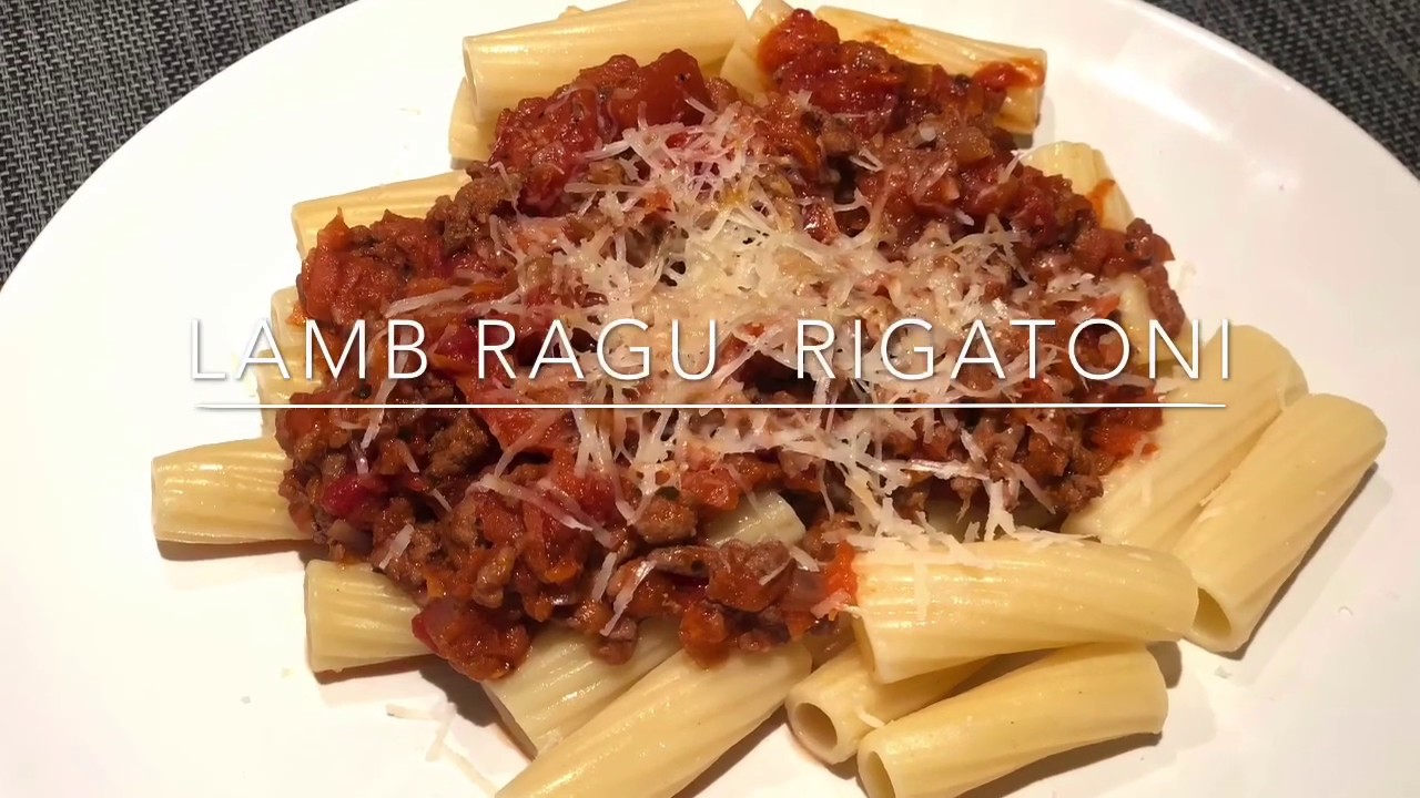 Lamb ragu rigatoni Lamb ragu rigatoni