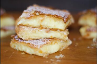 Custard Filled Sfoglia Squares Recipe - How to Cook Real Italian Food from my Italian Kitchen