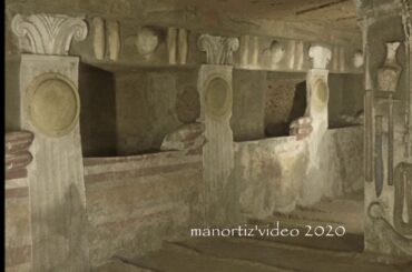 Etruscan Tomb of the Reliefs in the Banditaccia Necropolis near Cerveteri, manortiz
