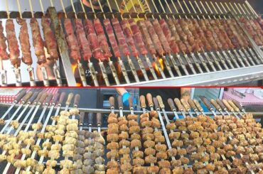 Italy Street Food CHALLENGE. Pork Skewers vs Lamb Skewers. 'Bombette' vs 'Arrosticini'