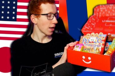 Brit Tries AMERICAN Candy! - Trying Foreign Food! (USA, Japan, Italy + MORE!)