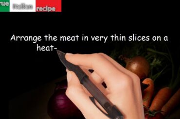 ENG - Carpaccio al formaggio filante