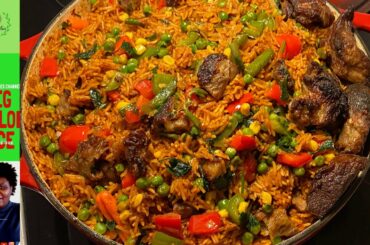 HOW TO COOK THE BEST BEEF AND VEGETABLES JOLLOF RICE