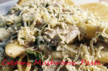 How To Make Creamy Mushroom Pasta/ Easy and Simple Recipe/ASMRVibe