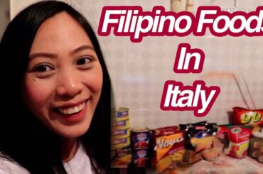 MAGKANO ANG FILIPINO FOODS SA ITALY| PINAY IN ITALY