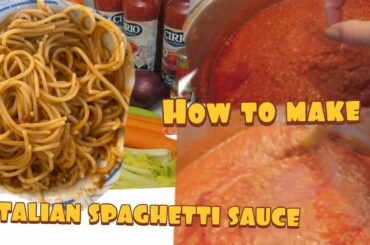 How to make Italian Spaghetti Sauce/Authentic Italian spaghetti sauce/Italian food/Ragù di carne