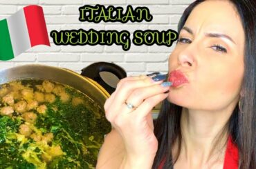 ITALIAN WEDDING SOUP RECIPE!!! Classic Italian Food