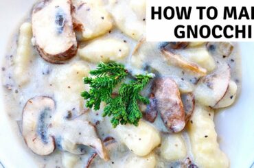 HOW TO MAKE GNOCCHI l EASY GNOCCHI RECIPE l HOMEMADE GNOCCHI l NOORISHMENTS l ITALIAN l COMFORT FOOD