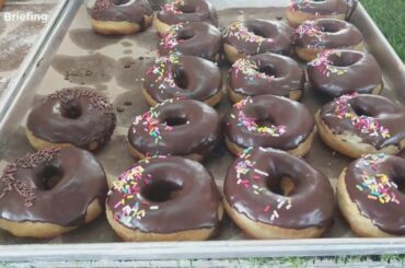 How To Make Bomboloni Doughnuts? Bomboloni Recipe || Resepi Bomboloni Coklat || Resepi Donut.