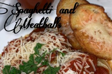 My Homemade Spaghetti and Meatballs