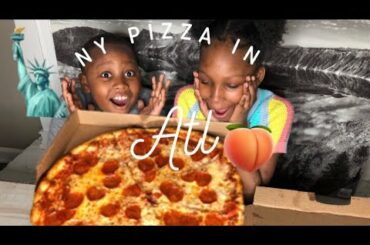 NY PIZZA IN ATL REVIEW | MUKBANG