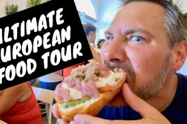 ULTIMATE EUROPEAN FOOD TOUR!! (BACKPACKING Europe For 30 DAYS on a BUDGET) | My EUROPEAN TRAVEL VLOG