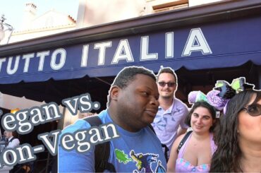 Tutto Italia Ristorante - Vegan & non-vegan food review with friends - Epcot - Walt Disney World