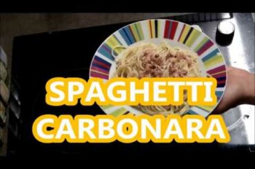 Spaghetti carbonara - Traditional Italian Recipe