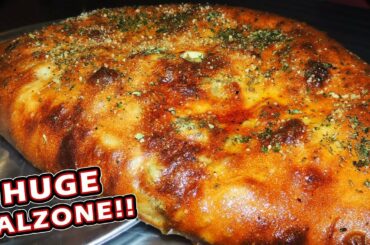 Monster Italian Calzone Challenge near Orlando, Florida!!