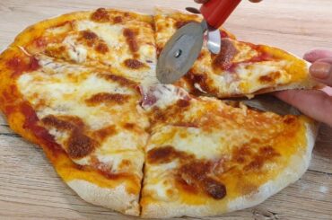 Delicious Homemade Pizza Recipe ! How To Make Salami Pizza At Home