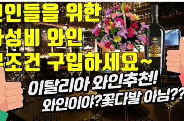 [33화,자막]와인이야? 꽃다발 아님?? 이탈리아 와인추천 & 연인들을 위한 와인바 추천!  Vin Ta(뱅따) 'Italia Wine Recommendation'