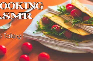 COOKING ASMR Piadina Romagnola Flatbread | Italian street food