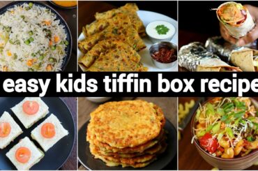 monday to saturday kids tiffin box recipes | 6 तरीके के टिफ़िन बच्चो के लिए | kids lunch box recipes