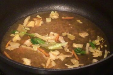 FOODS/ ITALY- FETTUCCINE NETSTS SHIRMP NOODLE SOUP. ẩm thực- mì tôm, của ý đại lợi  ( ITALY )