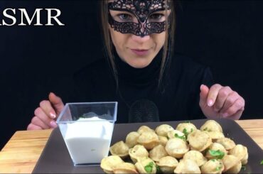 ASMR RUSSIAN FRIED DUMPLINGS (Gyoza Eating) Eating Show *Mukbang