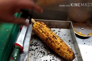 Italian flavor bhutta(maize) with cheese sauce....