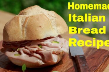homemade italian bread recipe | Rosette bread | crusty bread