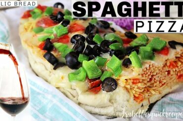 GARLIC BREAD SPAGHETTI PIZZA || Quick & Easy || Dinner Recipes