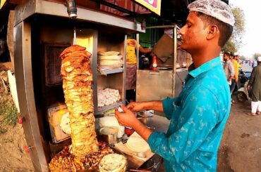 STREET CHICKEN SHAWARMA || BEST STREET FOOD INDIA || INDIAN FOOD VIDEOS
