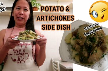 FIL - ITALIAN LIFE : PATATE E' CARCIOFI CONTORNO / E Tells Vlogs