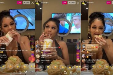Saweetie Try All The McDonald’s Food In Italy For The First Time On Live...(must watch)