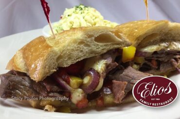 Elio's Monday Yummy Special: Philly Cheese Steak Sandwich @ EliosDining.com