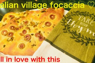 Italian village Focaccia