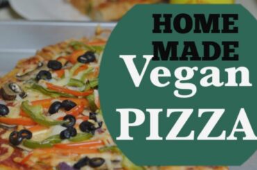 HOW TO MAKE VEGAN 🌱 PIZZA |SUPREME PIZZA|Thessah’sGreen Kitchen