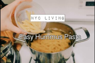 New York City Living: Easy and healthy Hummus Pasta//