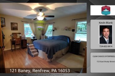 121 Baney, Renfrew, PA 16053