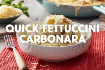 Perfect Italiano Fettuccini Carbonara